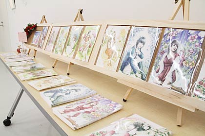 会場で販売しているポストカード