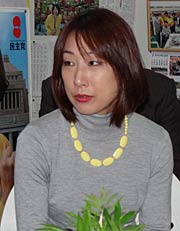 要望を聞く菊田代議士
