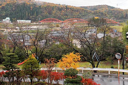完成した住宅からの眺望