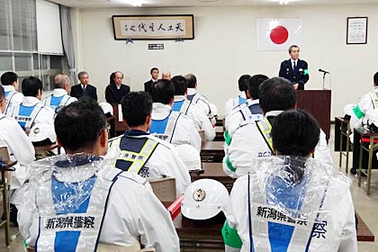富岡署長の訓示