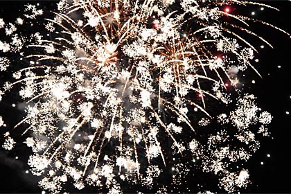 締めくくりの打ち上げ花火