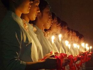 第49期生三条市医師会准看護学院継燈式