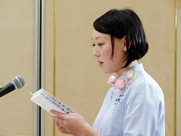  実習生の決意表明