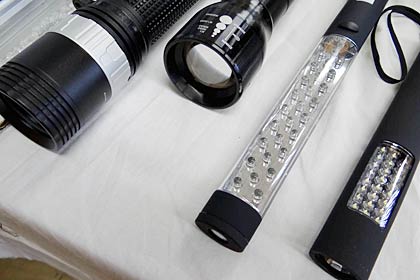 三条で一番の品ぞろえを目指しているLEDライト