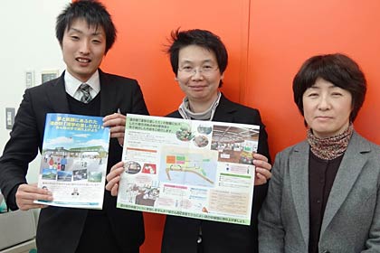 準備会事務局の(株)下田郷開発観光開発事業部コーディネーター事務室