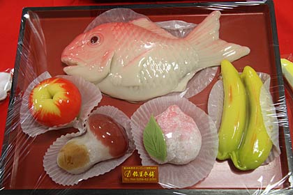 飴屋本舗の天神講にあわせて限定販売の生菓子