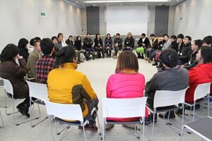 19日にスノーピーク本社で開かれた2回目の「さんじょうワクワク未来トーク」