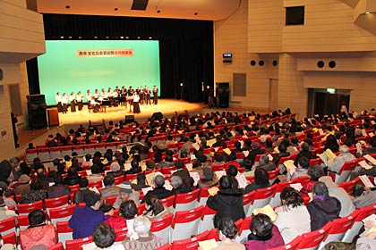第3回燕市文化協会芸能部合同発表会は常にほぼ満員の大入り