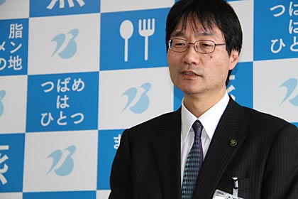 27日行われた鈴木力燕市長の定例記者会見