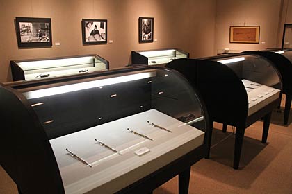 燕市産業史料館で開かれている「キセル展～粋な道具の世界～」