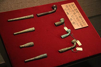 江戸初期のものと思われる発掘されたきせる