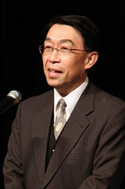 はばたけ燕実行委員会の実行委員長、細川燕商議所副会頭