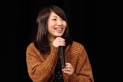 地元キャストでヒロインを務めた納谷美咲さん