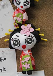 これまでの手作りしたきららんのぬいぐるみ