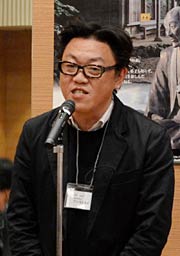 燕のご当地映画「アノソラノアオ」のナシモト監督も映画をPR
