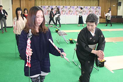 手古舞の練習