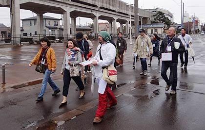 JR北三条駅を降りてまちあるき