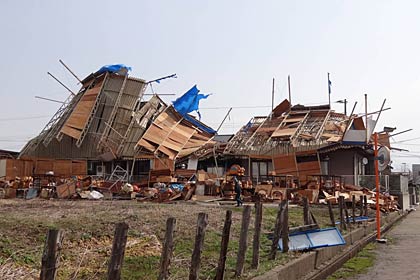 下からの被害のようす