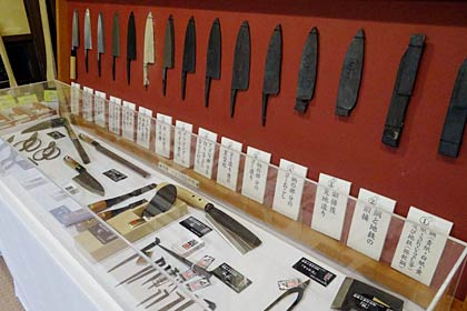 越後三条打刃物の製造工程の紹介