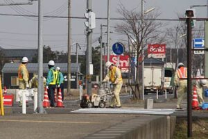 9日の三条は最高気温16.4度で4月中旬から下旬並み,