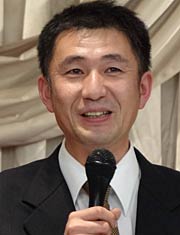 三条祭り若衆会の竹内会長