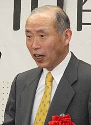 燕の水道の塔を愛する会の早川会長