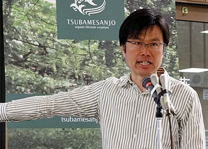 燕三条プライドプロジェクト朝カフェ実行委員会の渡辺実行委員長