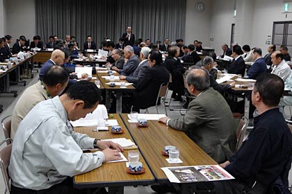 例年より1カ月前倒しして開かれた三条夏まつり協賛会の第1回全体会議
