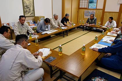 牛野尾自治会の災害復旧対策本部を解散