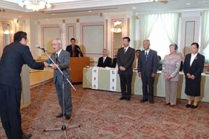 三条市防犯協会が平成24年度総会で防犯功労者を表彰