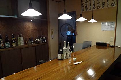  店内のカウンター