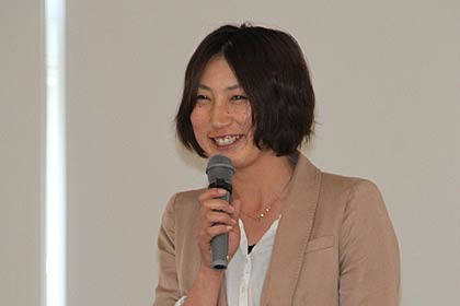 三条まんま塾の「食と農で元気アップ講演会」で後援する山形ガールズ農場の菜穂子さん