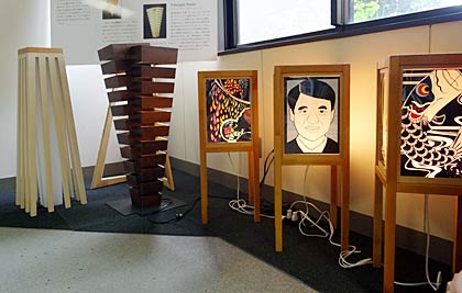 6月は三条テクノスクールと企業のコラボ作品を展示