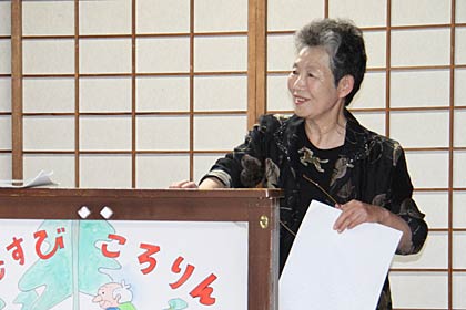  BAKKA舎の浜田敏子さんの紙芝居