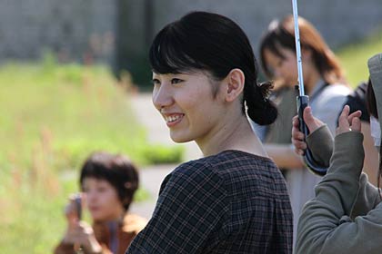 2011年5月、クランクインした『アノソラノアオ』の撮影で待ち時間の納谷さん