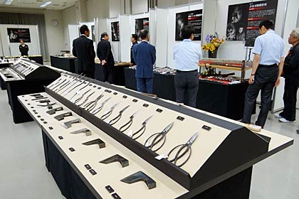  会場内の展示のようす
