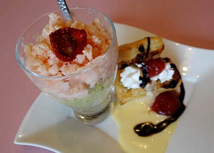 「トマトとキャベツのフローズンヨーグルト」