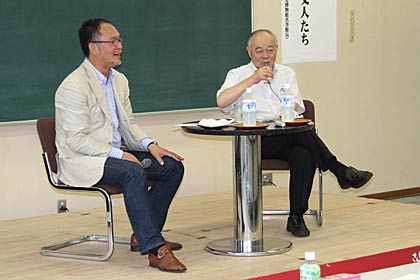  スノーピークの山井社長と小林名誉教授の対談