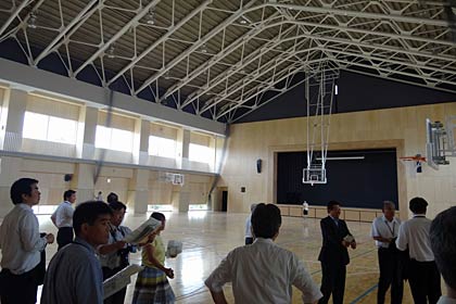 一ノ木戸小学校の体育館