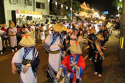  第41回分水まつりの民謡流し