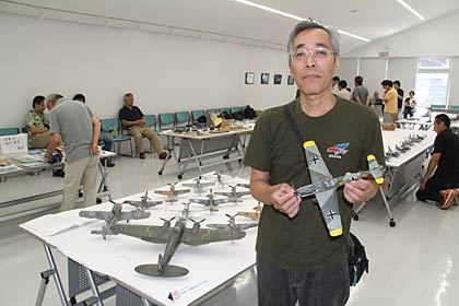  新潟エアクラフトモデラーズ会長の大橋さん