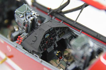  見事に再現されたコックピットにため息