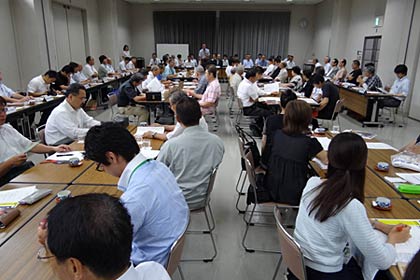  25日開かれた三条夏まつり協賛会の第2回全体会議
