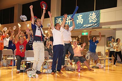2012年のロンドン五輪のときに三条市で行われた日本代表初戦のパブリックビューイング