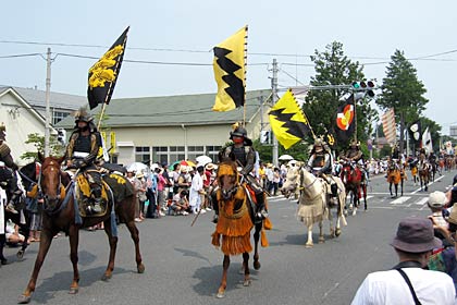  燕市が行った相馬野馬追観覧ツアー