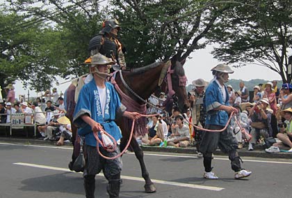  桜井南相馬市長も騎馬武者に