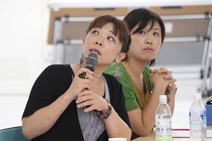左が「BonBon」の代表の富川さん、右が企画の加藤さん