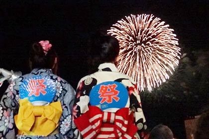 第27回越後加茂川夏祭りの大花火大会