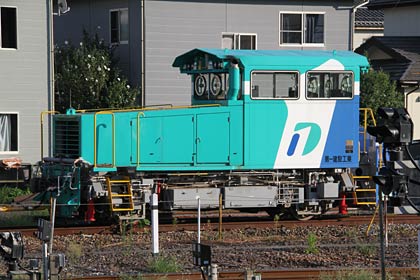 車両展示する保守用車（MR）