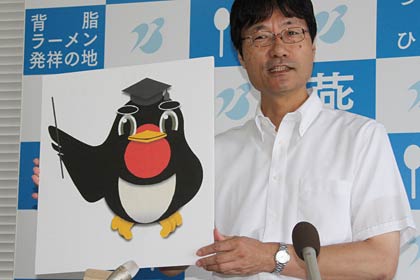 燕ジュニア検定のマスコットキャラクターのデザイン